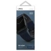 UNIQ pasek Straden Apple Watch Series    1/2/3/4/5/6/7/8/9/10/SE/SE2/Ultra/Ultra 2 42/44/45/49mm. Leather Hybrid Strap niebieski